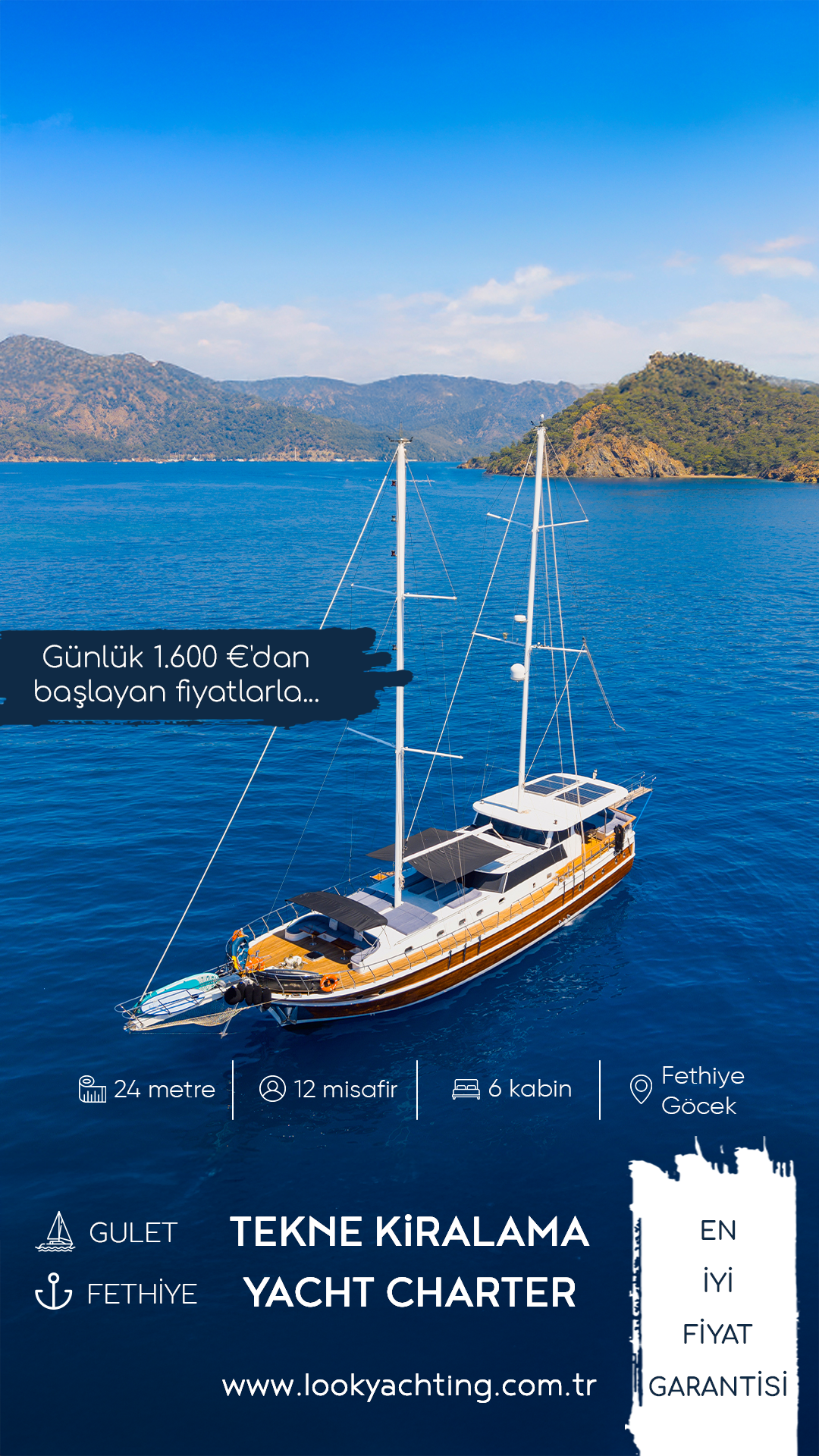 LookYachting Facebook ad