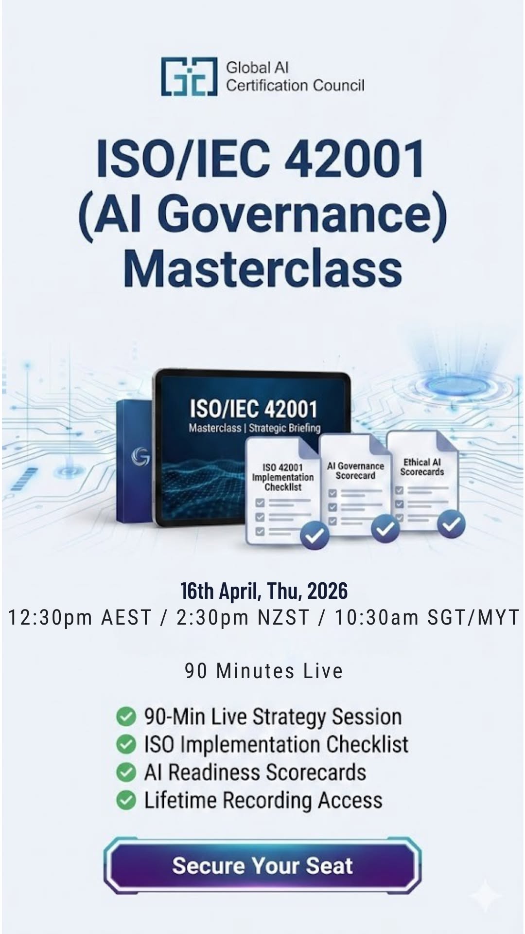 Global AI Certification Council - GAICC Facebook ad from Jun 5, 2026
