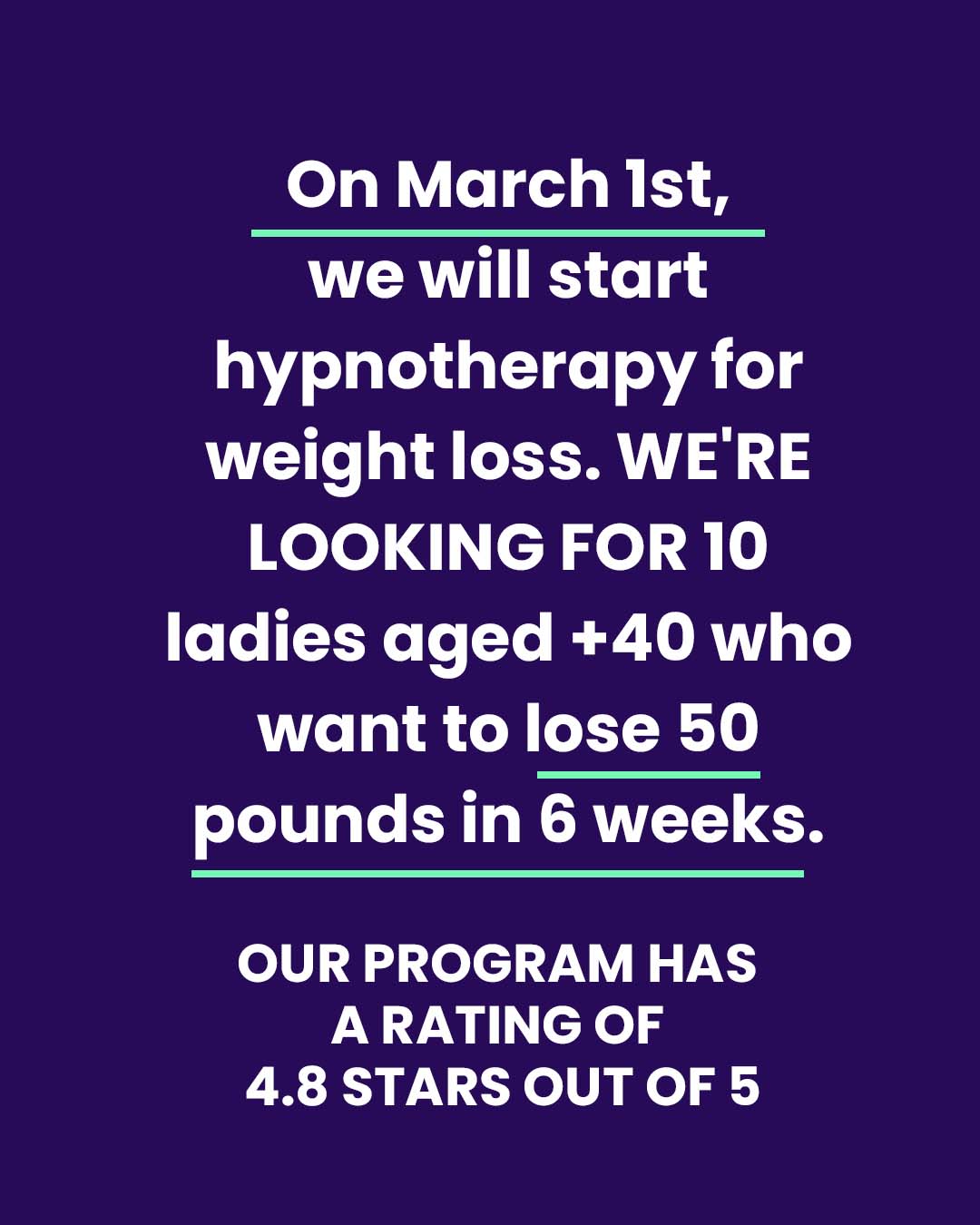 Hypnozio: power of hypnotherapy Facebook ad