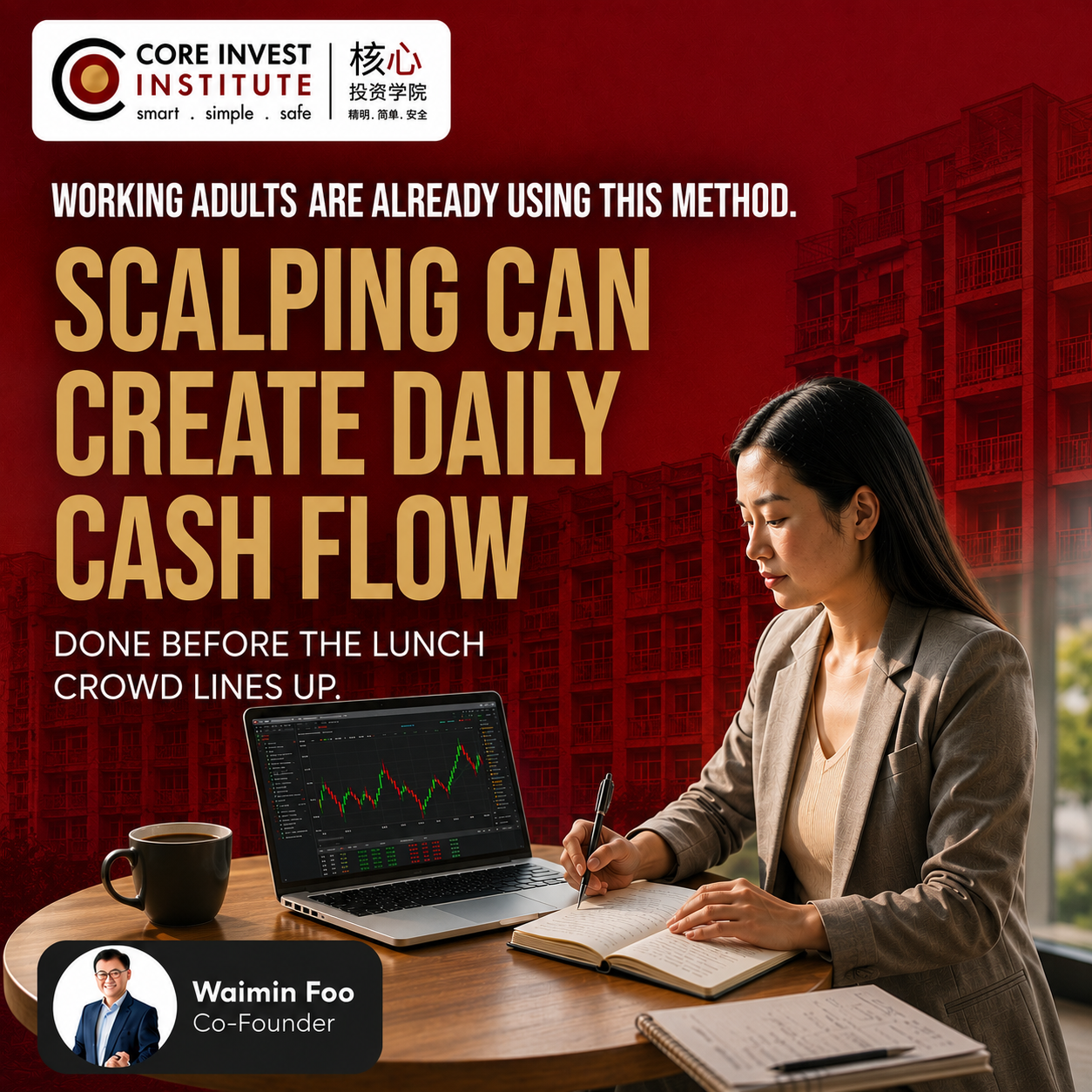 Core Invest Institute Facebook ad
