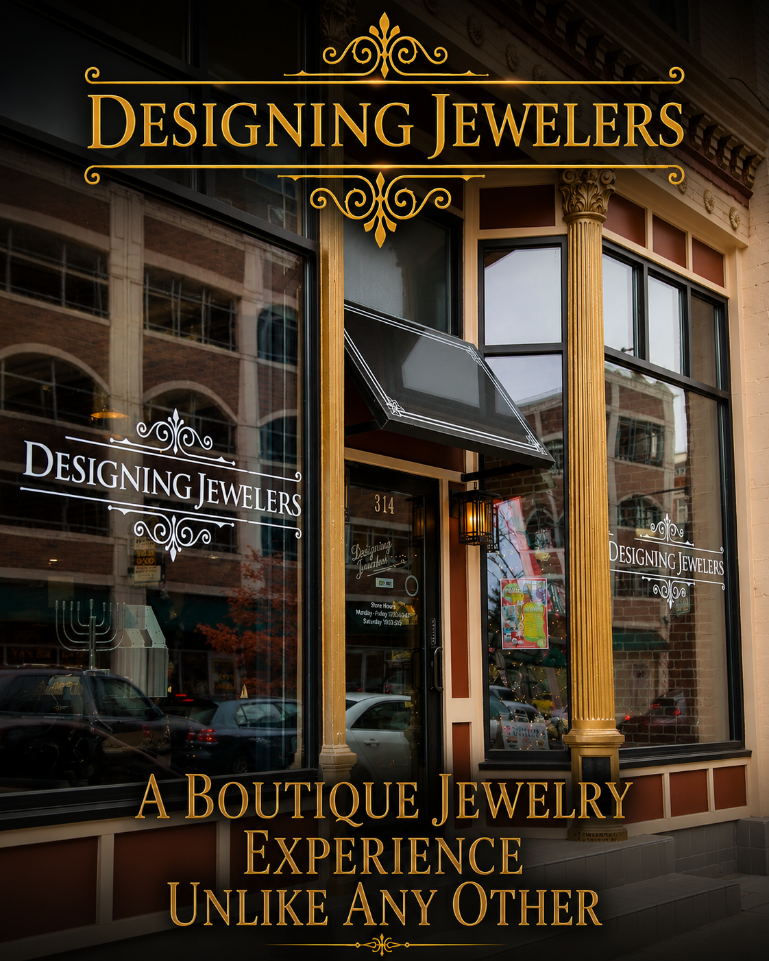 Designing Jewelers Facebook ad: Discover Something Beautiful
