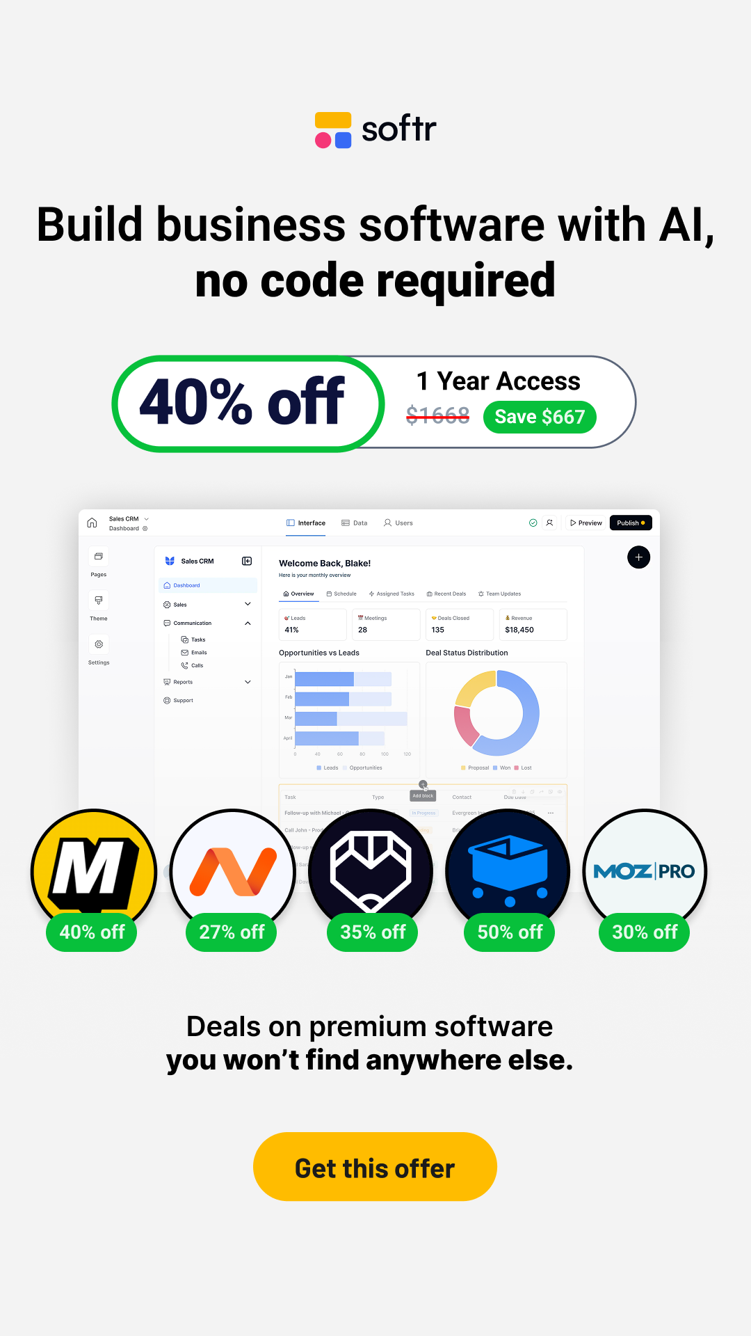 AppSumo Facebook ad