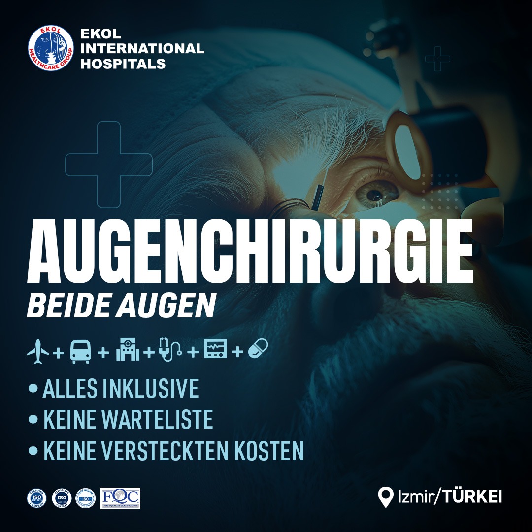 Ekol Hospitals Facebook ad: Augenchirurgie (Beide Augen)