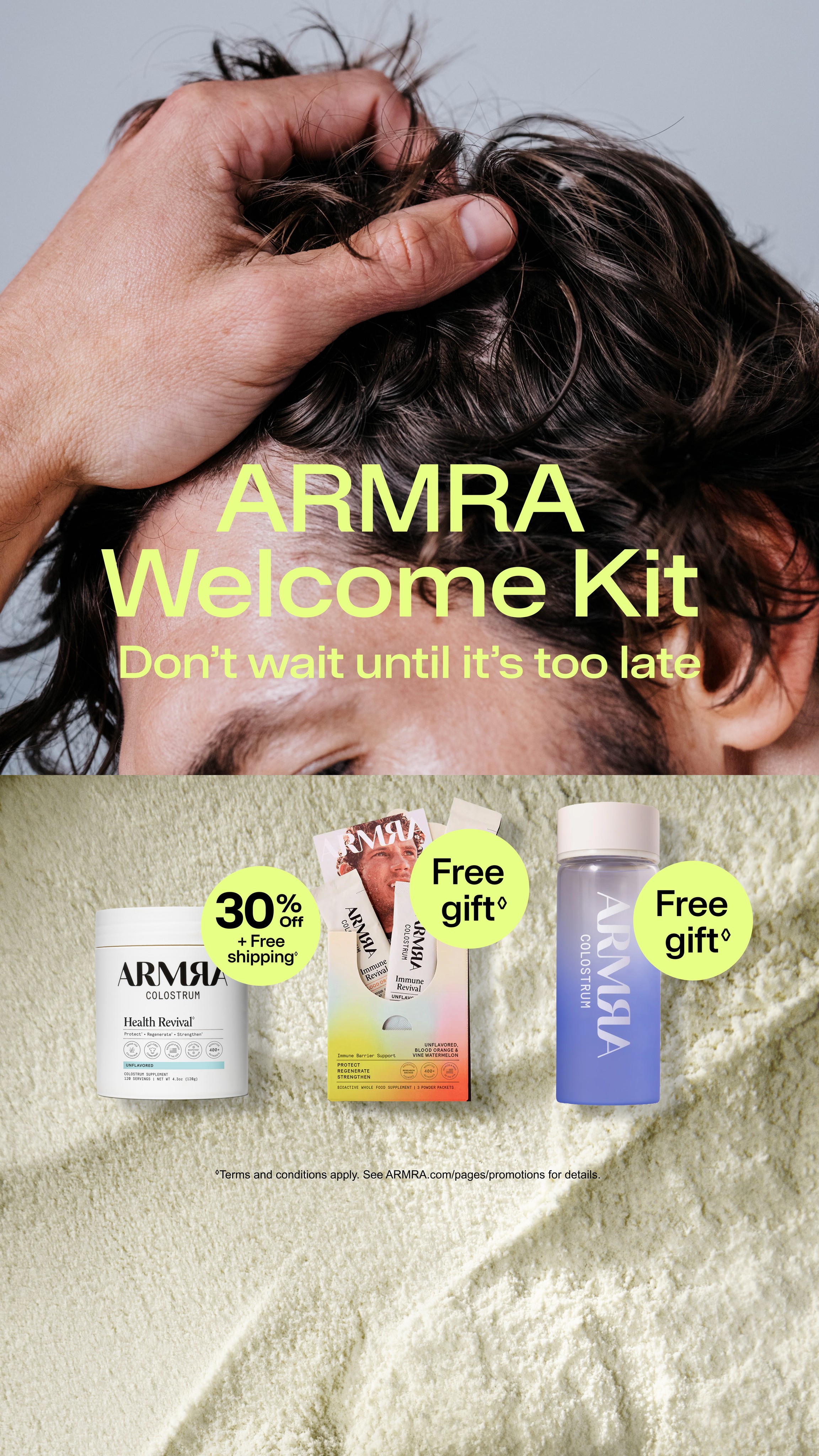 ARMRA Facebook ad