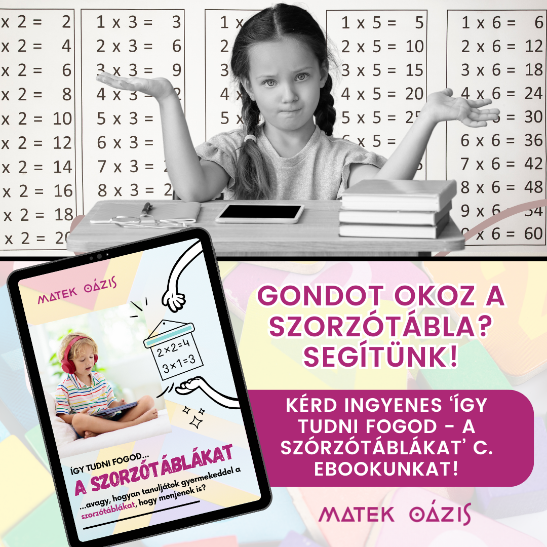 MatekMindenkinek.hu Facebook ad: INGYENES Szorzótábla ebook