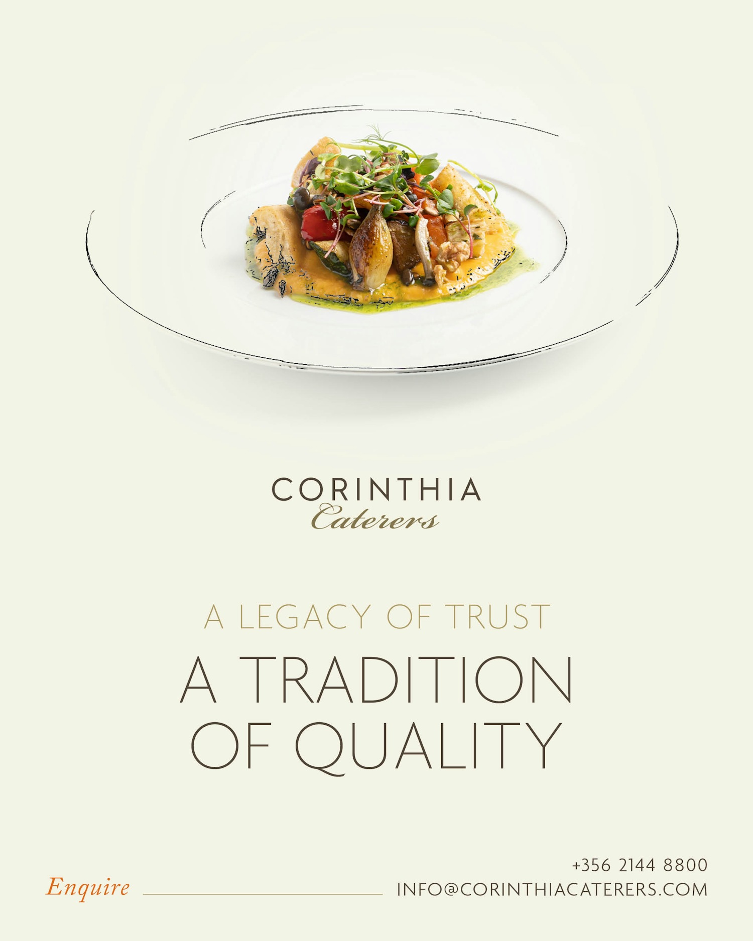 Corinthia Caterers Facebook ad: Catering Services - Corinthia Caterers