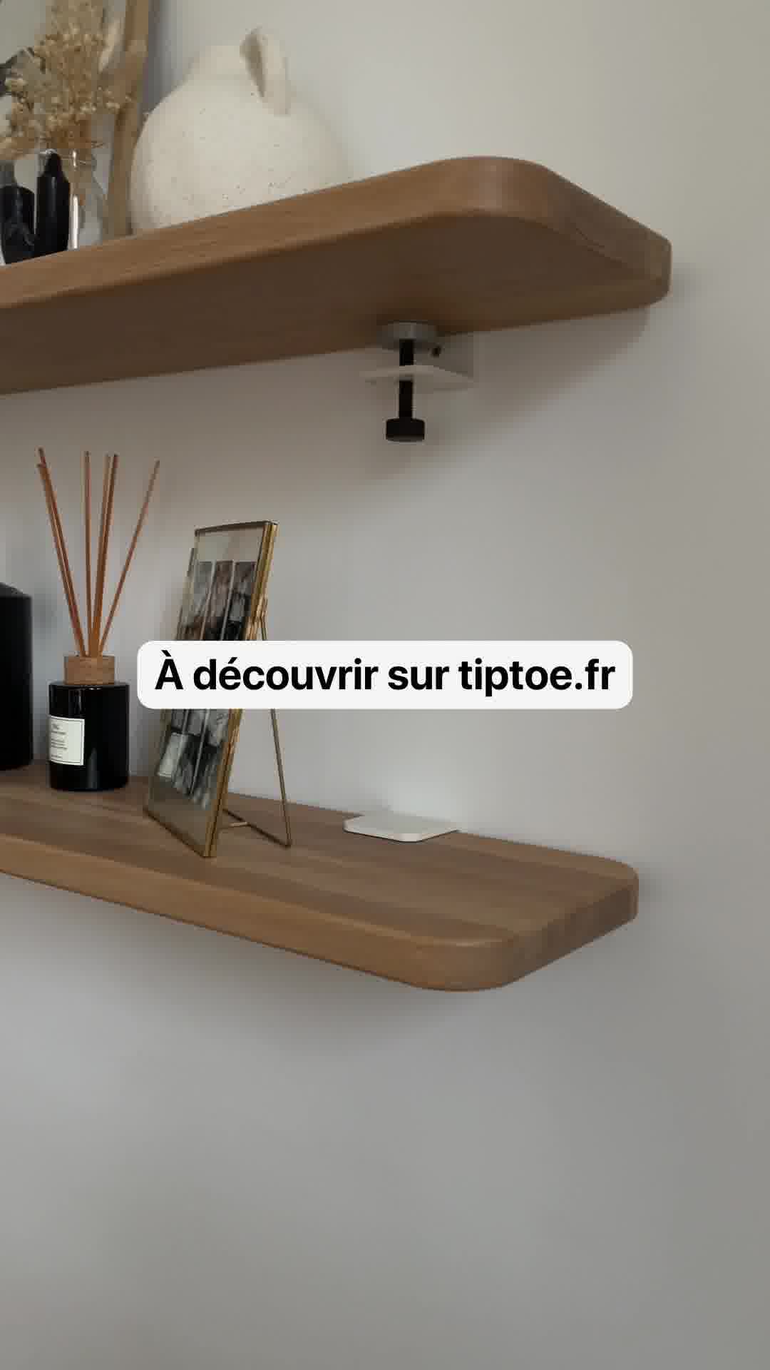 TIPTOE Facebook ad: Créer votre étagère murale sur-mesure