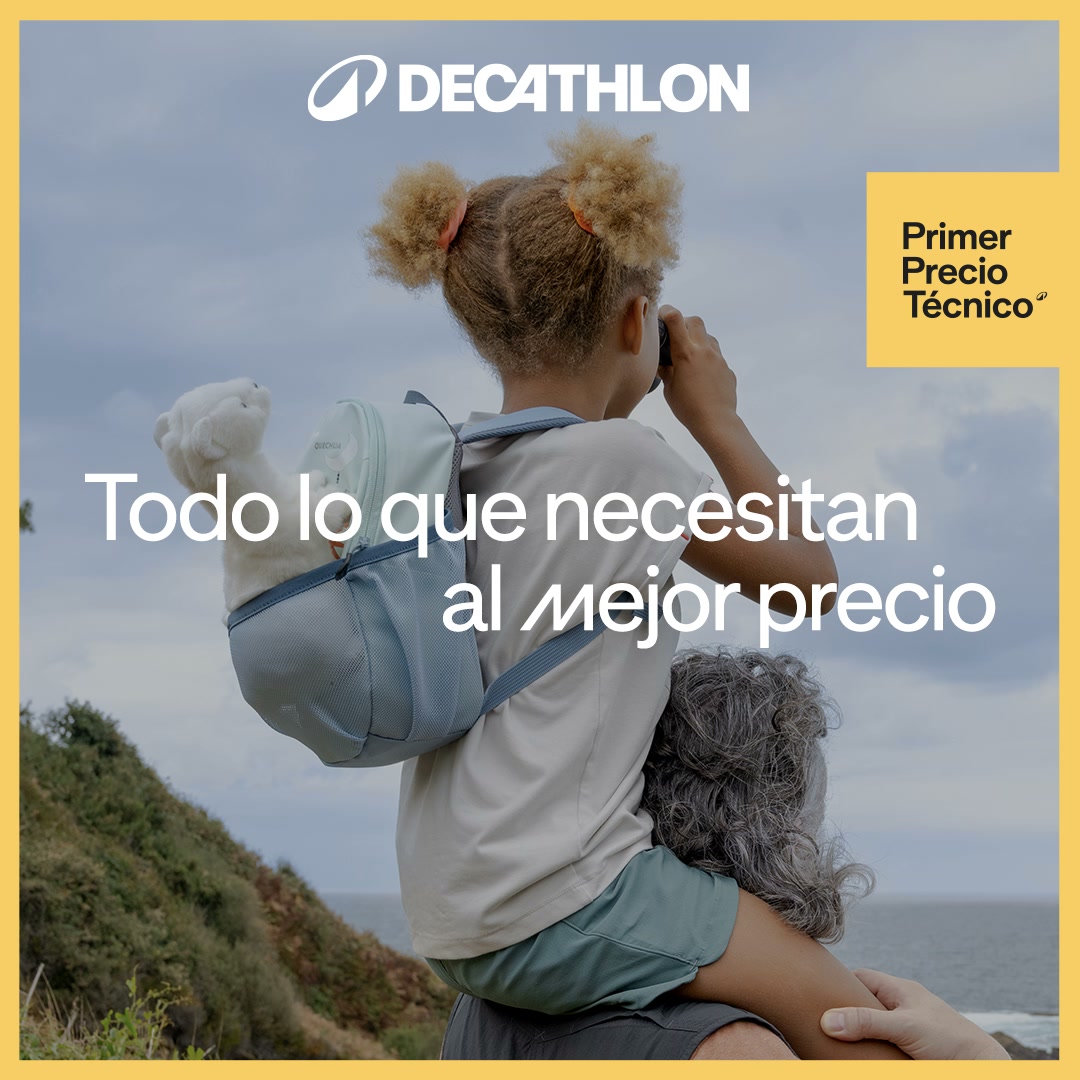 Decathlon España Facebook ad: Vuelta al cole al mejor precio.