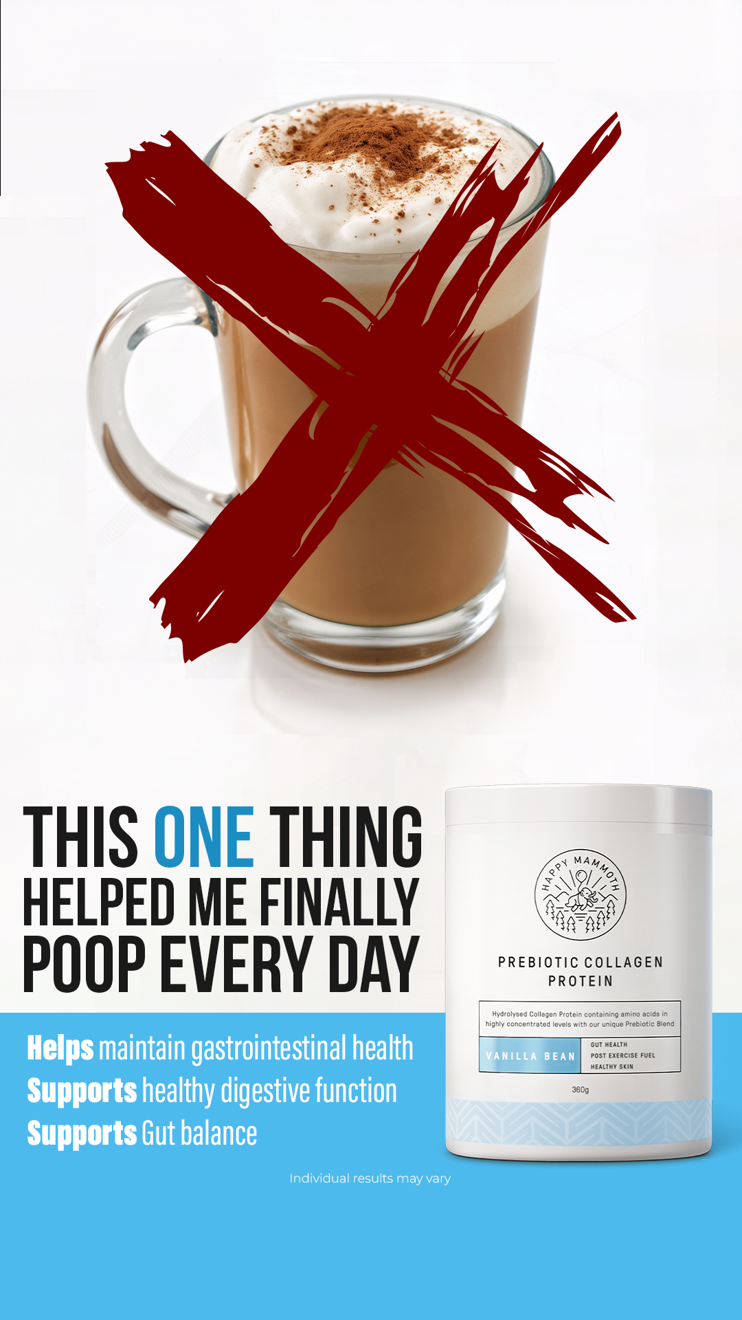 Happy Mammoth Facebook ad