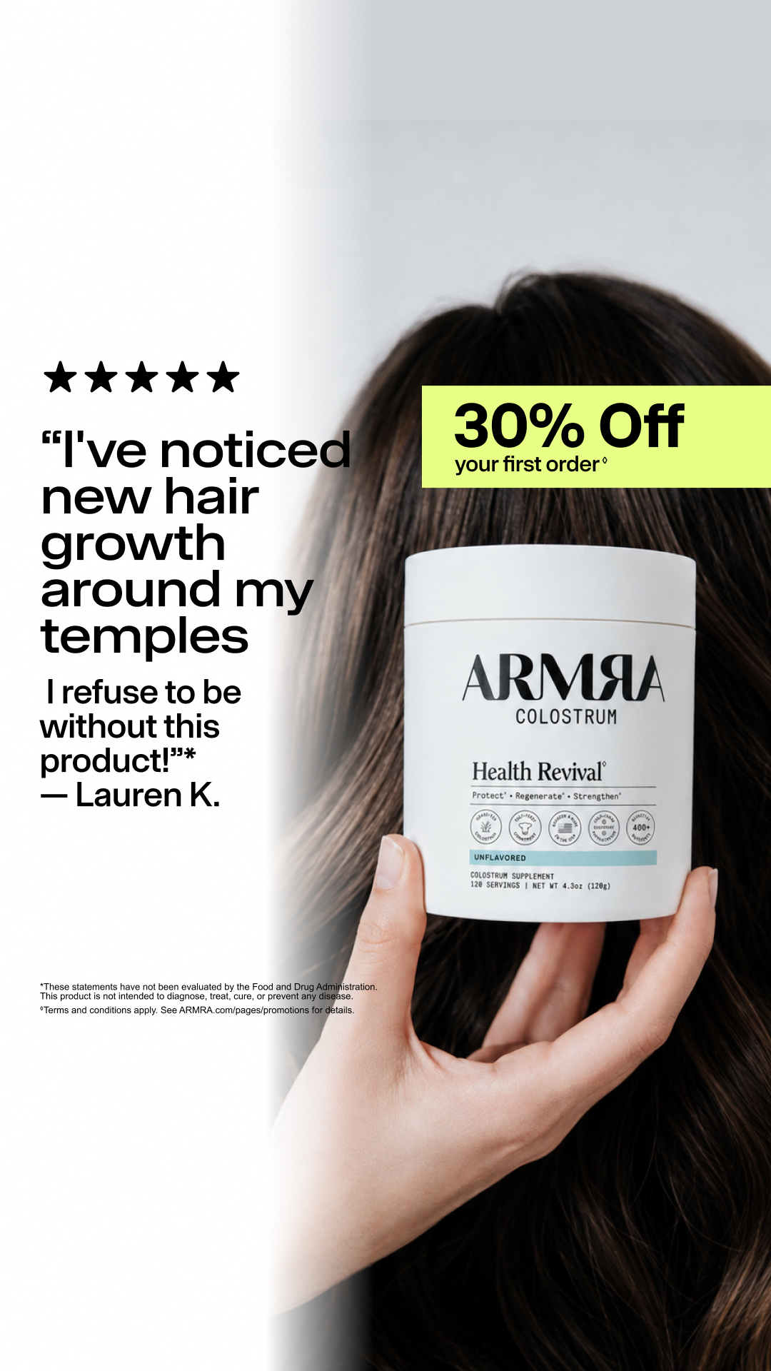 ARMRA Facebook ad