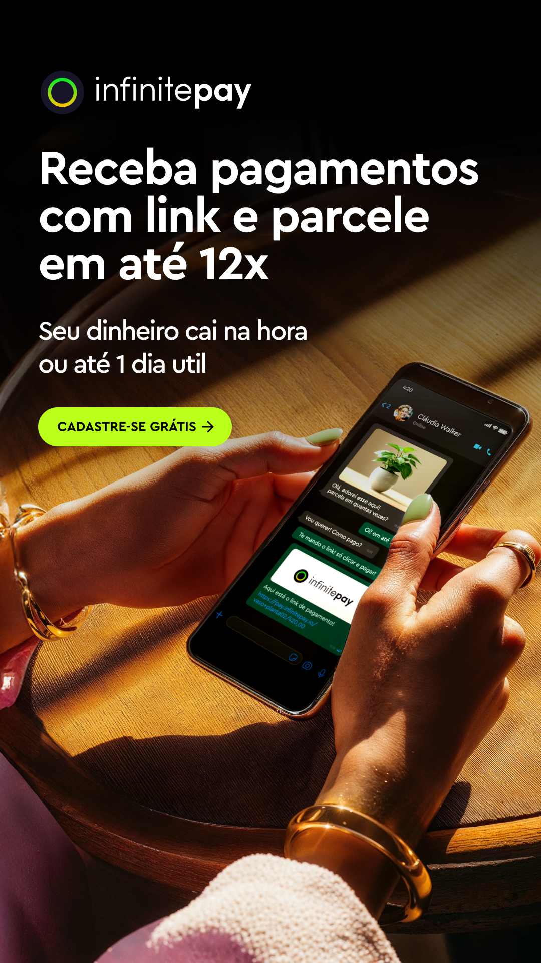 InfinitePay Facebook ad