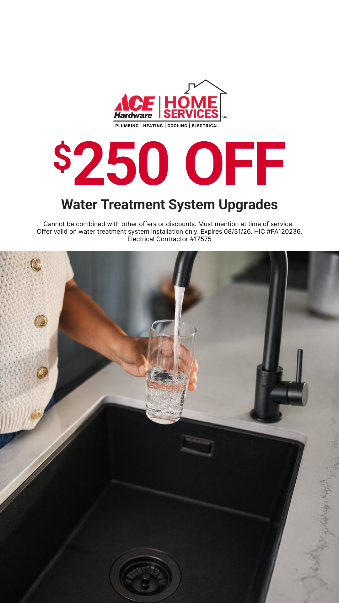 Ace Hardware Home Services - Philadelphia Facebook ad from Aug 3, 2026