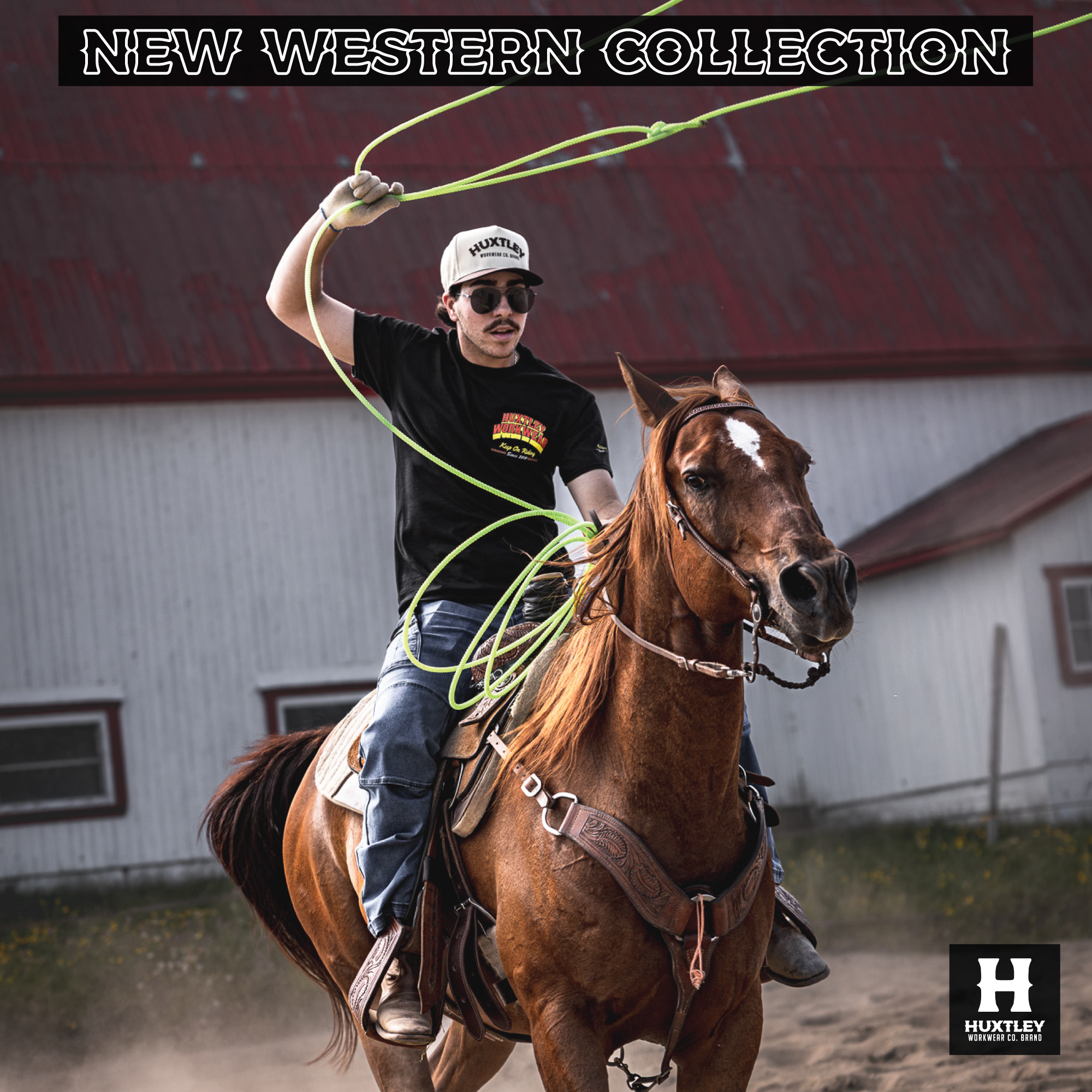 Huxtley Workwear Co. Facebook ad