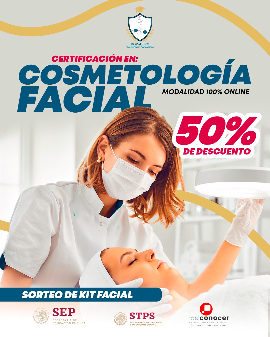 Instituto Dopaderm Facebook ad: ¡Impulsa tu futuro en el mundo de la…