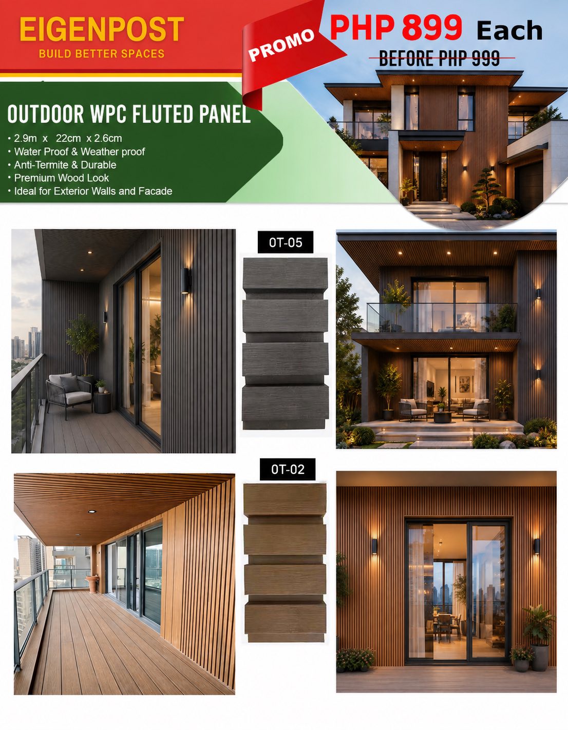 Eigenpost Carpet Tiles SPC WPC and Artificial Grass - PH Facebook ad