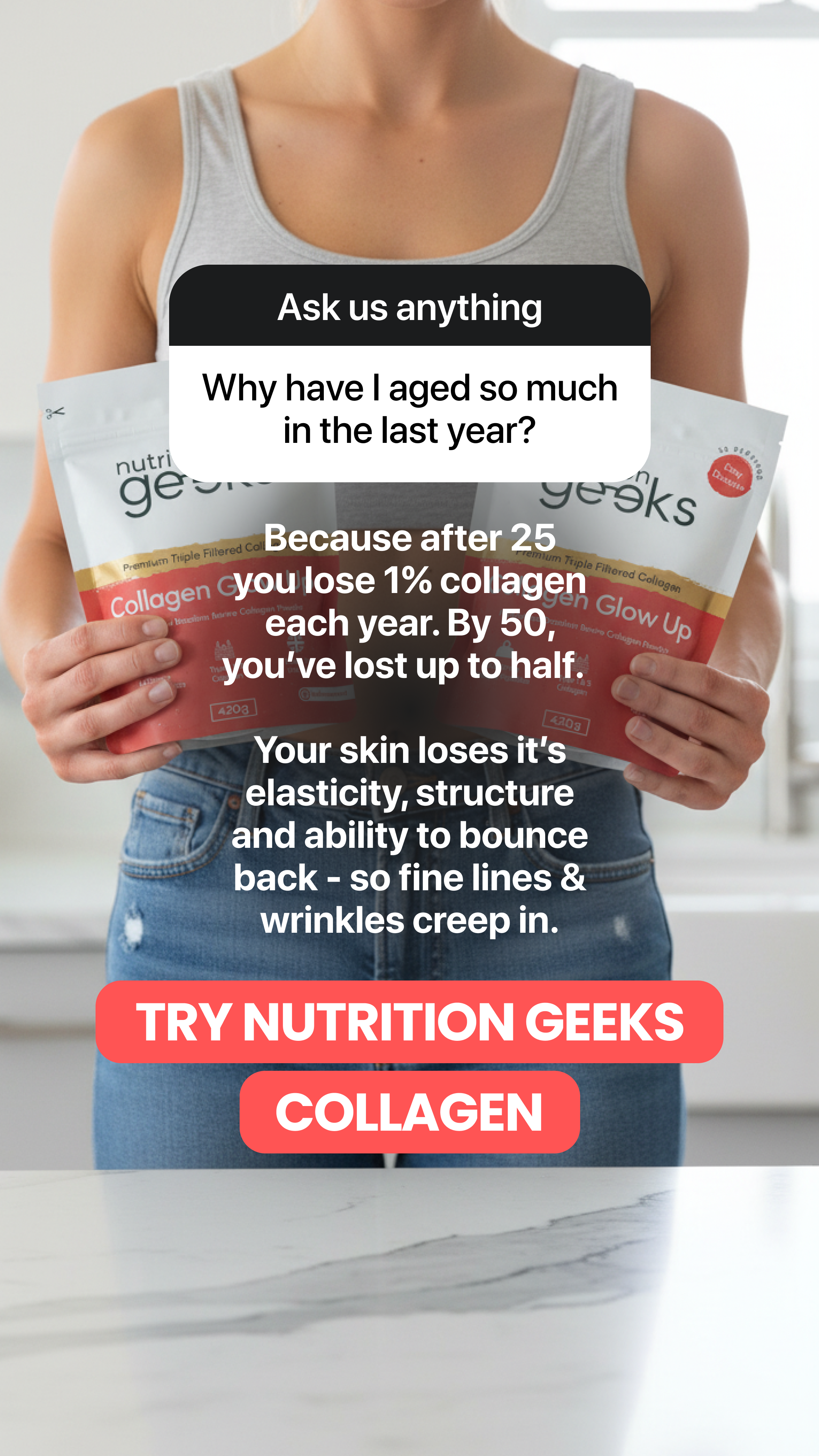 Nutrition Geeks Facebook ad