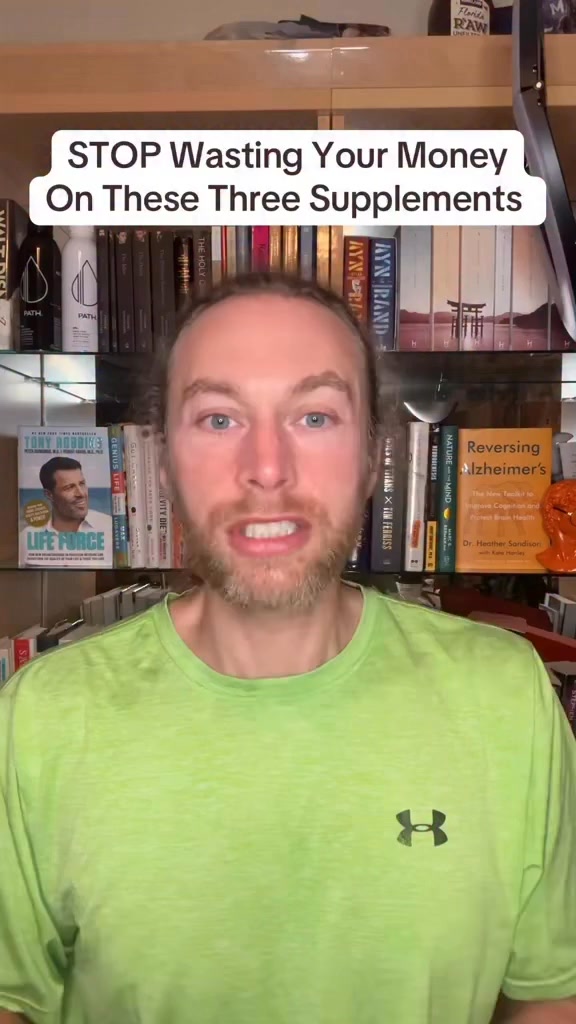 Robert Love, Brain Health Expert Facebook ad: Stop wasting your money on these three supplements.