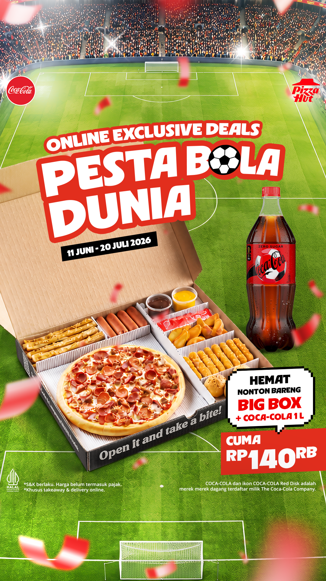 Pizza Hut Indonesia (Official) Facebook ad: Pizza Hut Order Now! Delivery & Takeaway