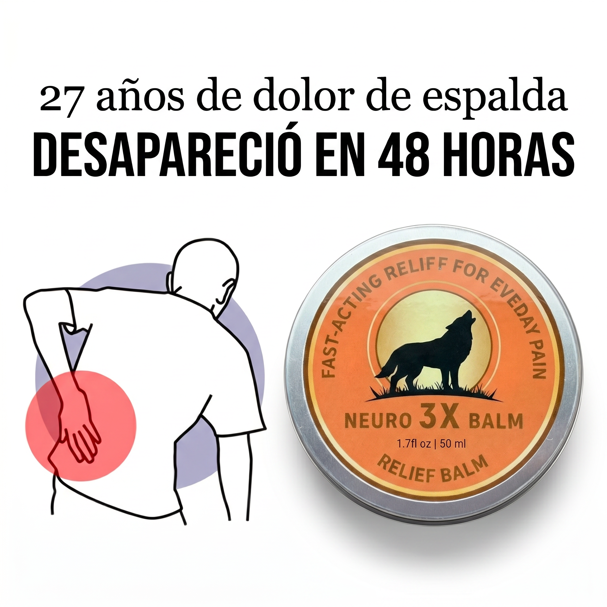 Vivo Con Artritis Facebook ad: Acaba ya con el dolor de espalda!