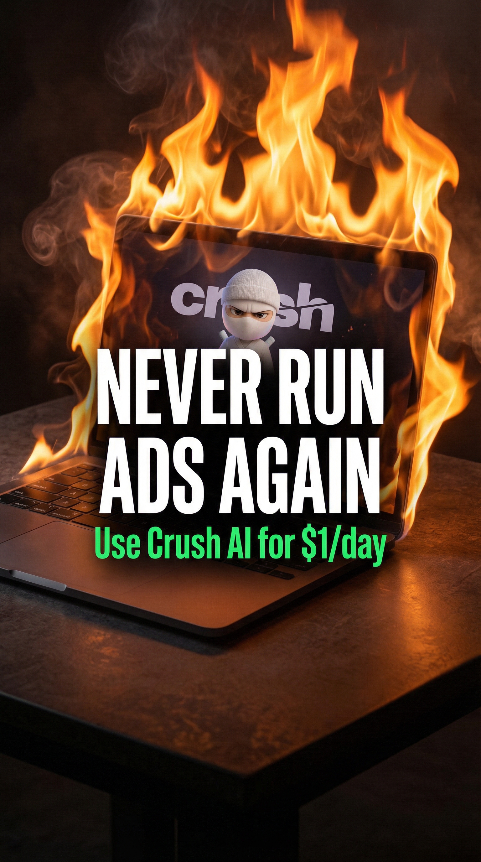 trycrush.ai Facebook ad