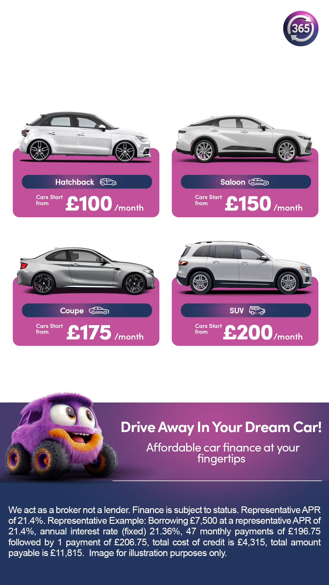 Carloans 365 Facebook ad