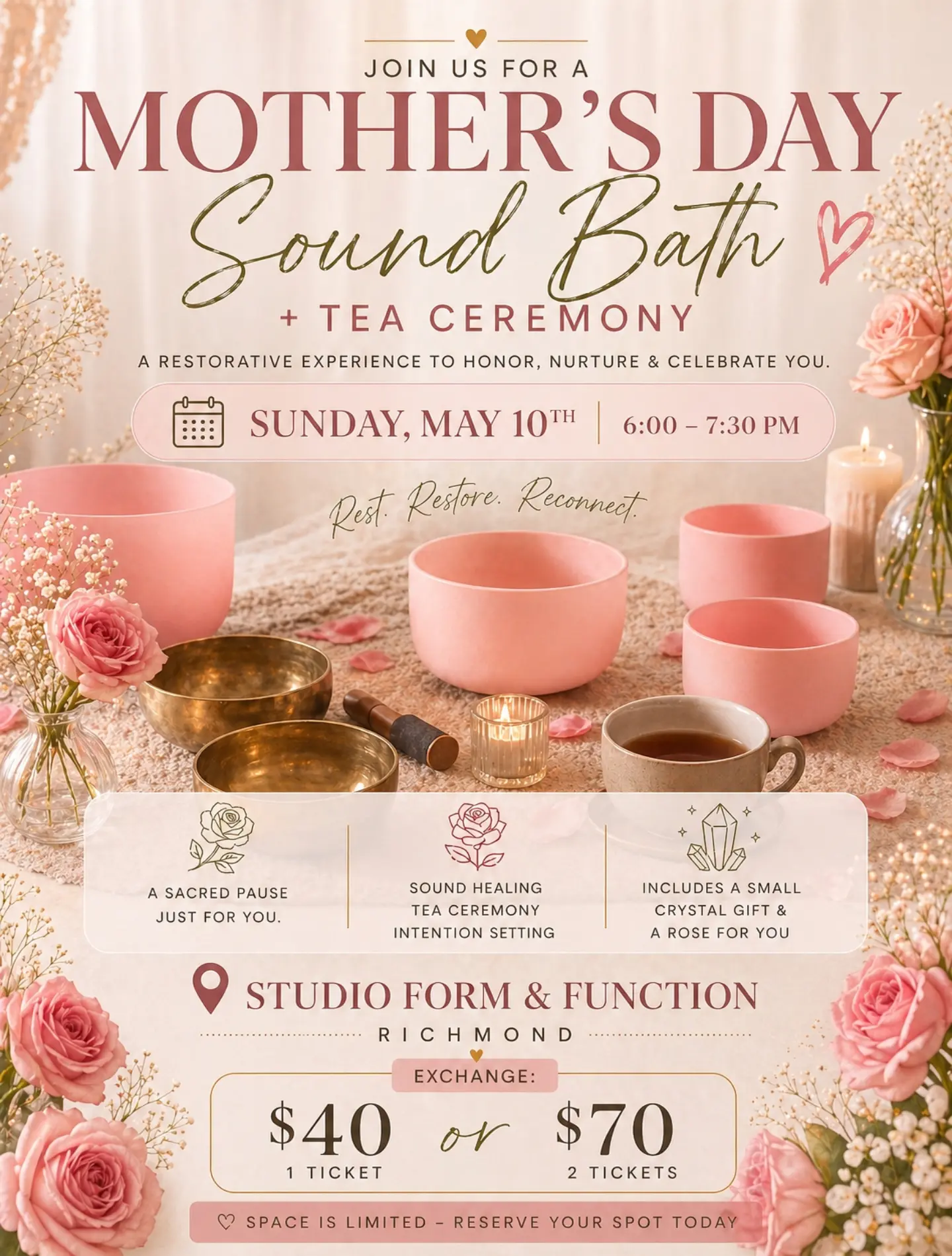 Ritual Meditation and Sound Facebook ad: Ritualmeditationandsound | Instagram | Linktree