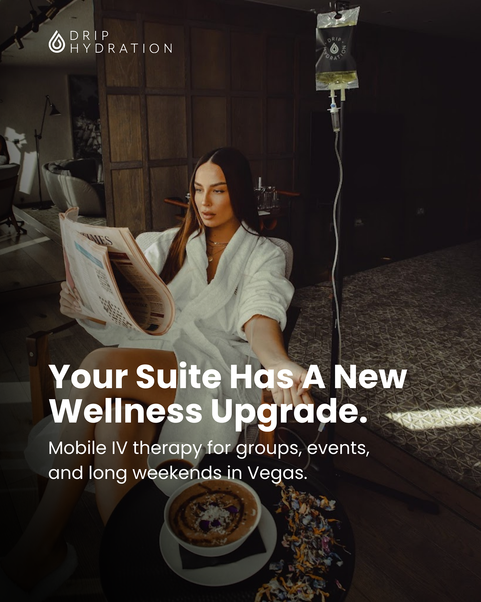 Drip Hydration Facebook ad