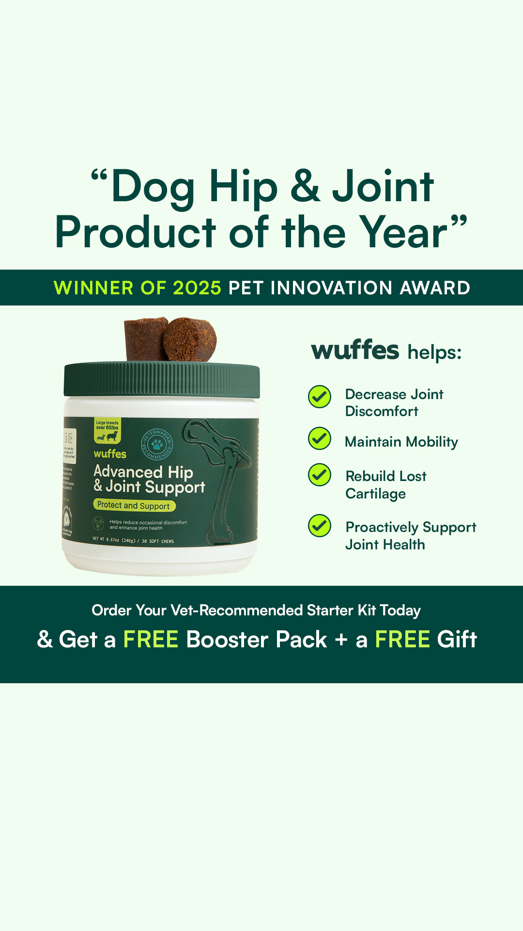 Wuffes Facebook ad