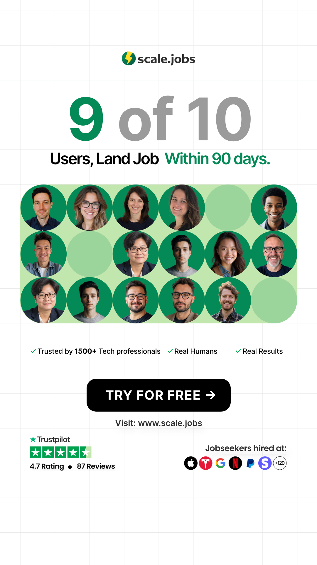 scale.jobs Facebook ad from Jul 6, 2026