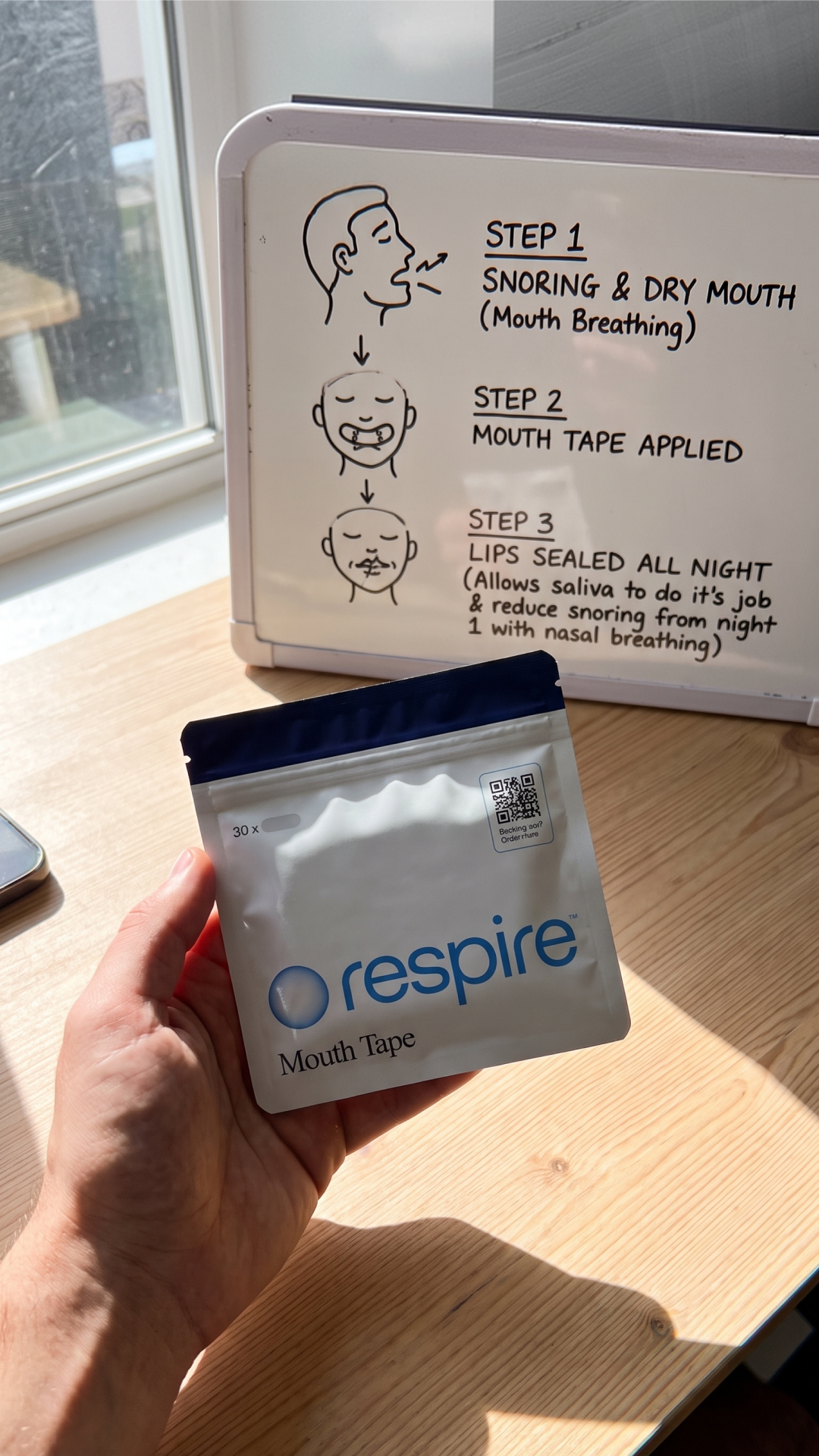 Try Respire Facebook ad