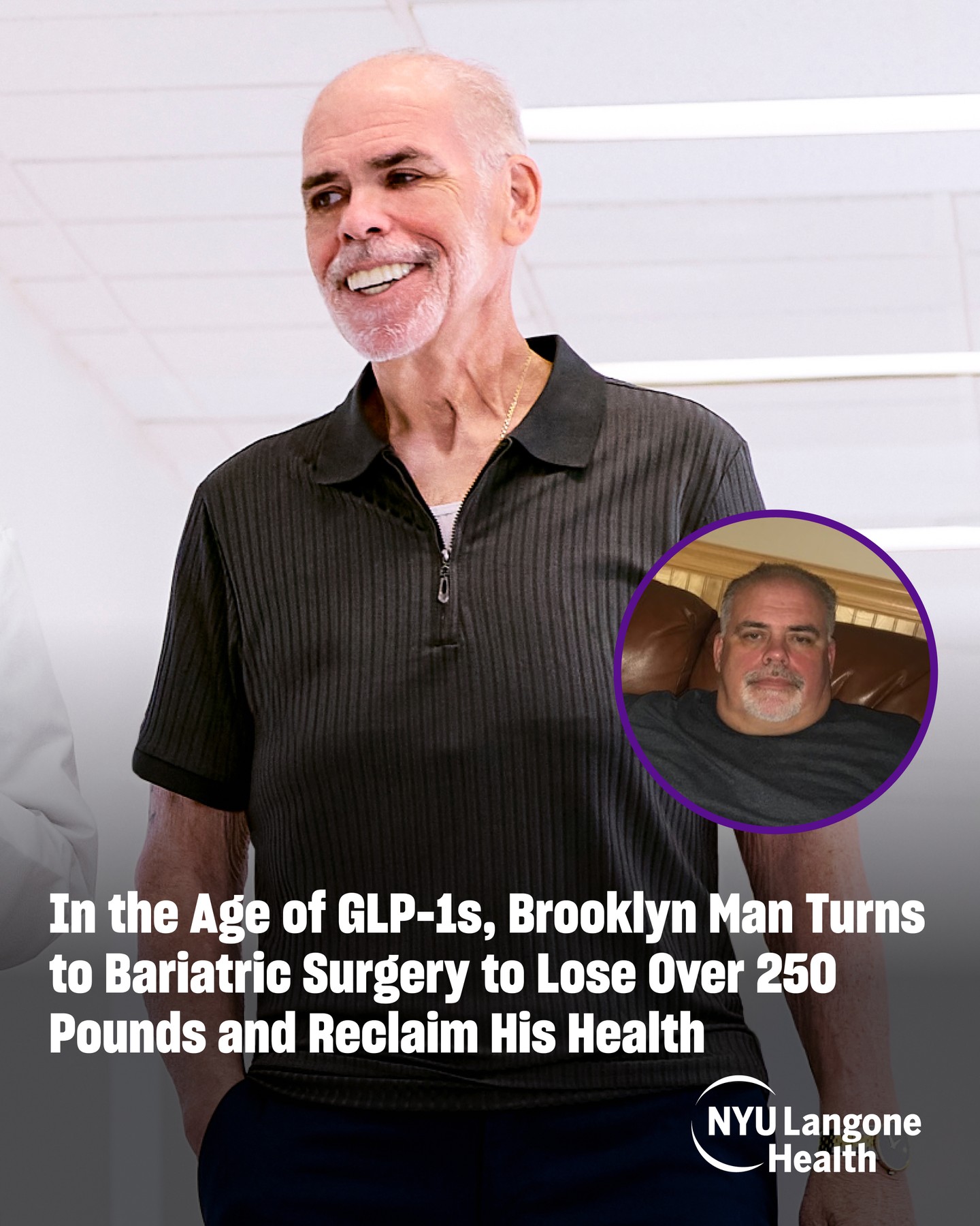 NYU Langone Health Facebook ad: In a time where more and more people…
