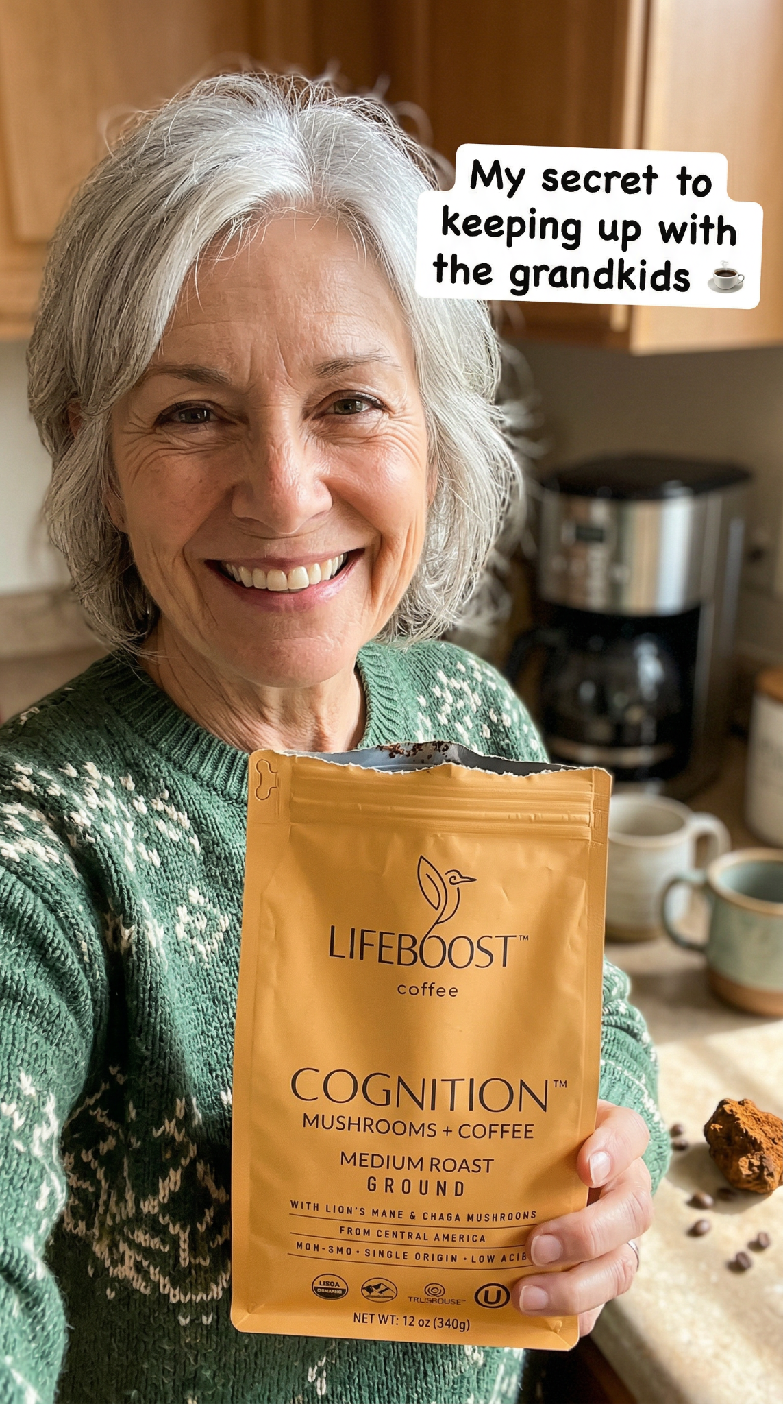 Lifeboost Coffee Facebook ad