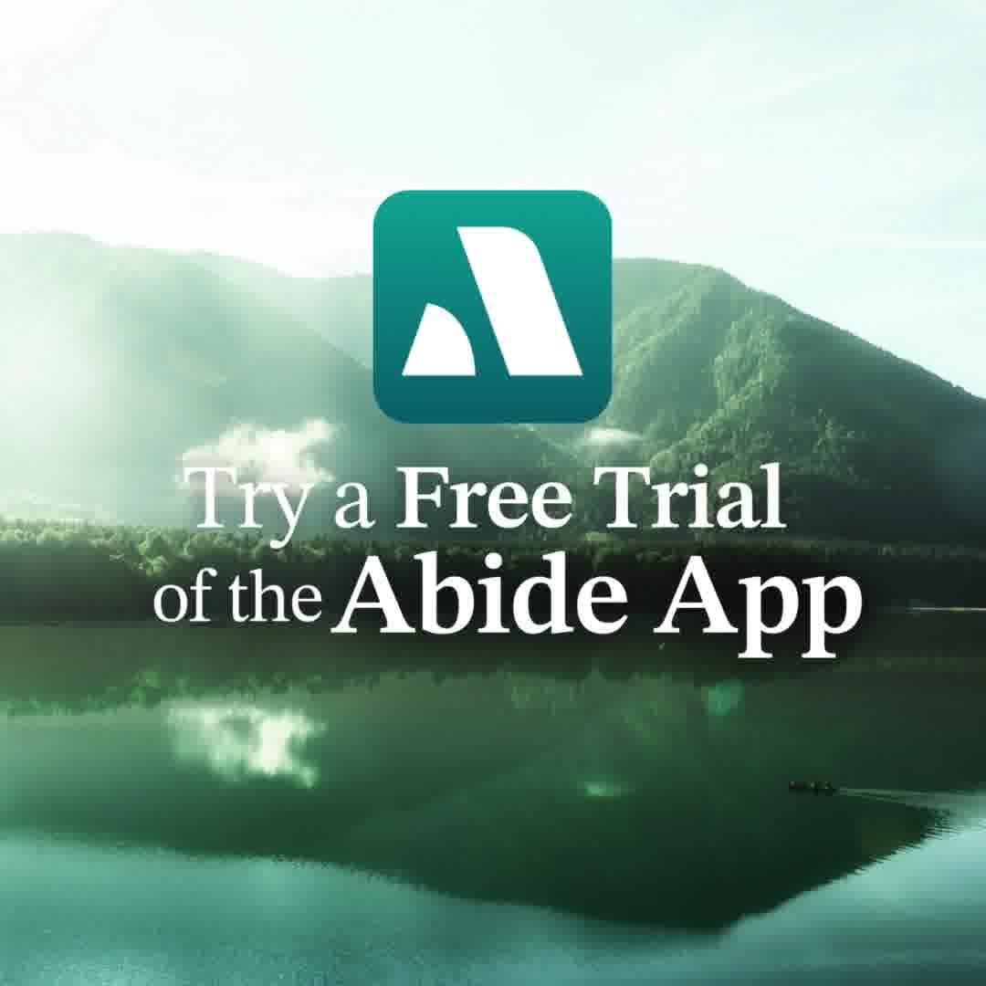 Abide from Guideposts Facebook ad: Explore Christian Meditation