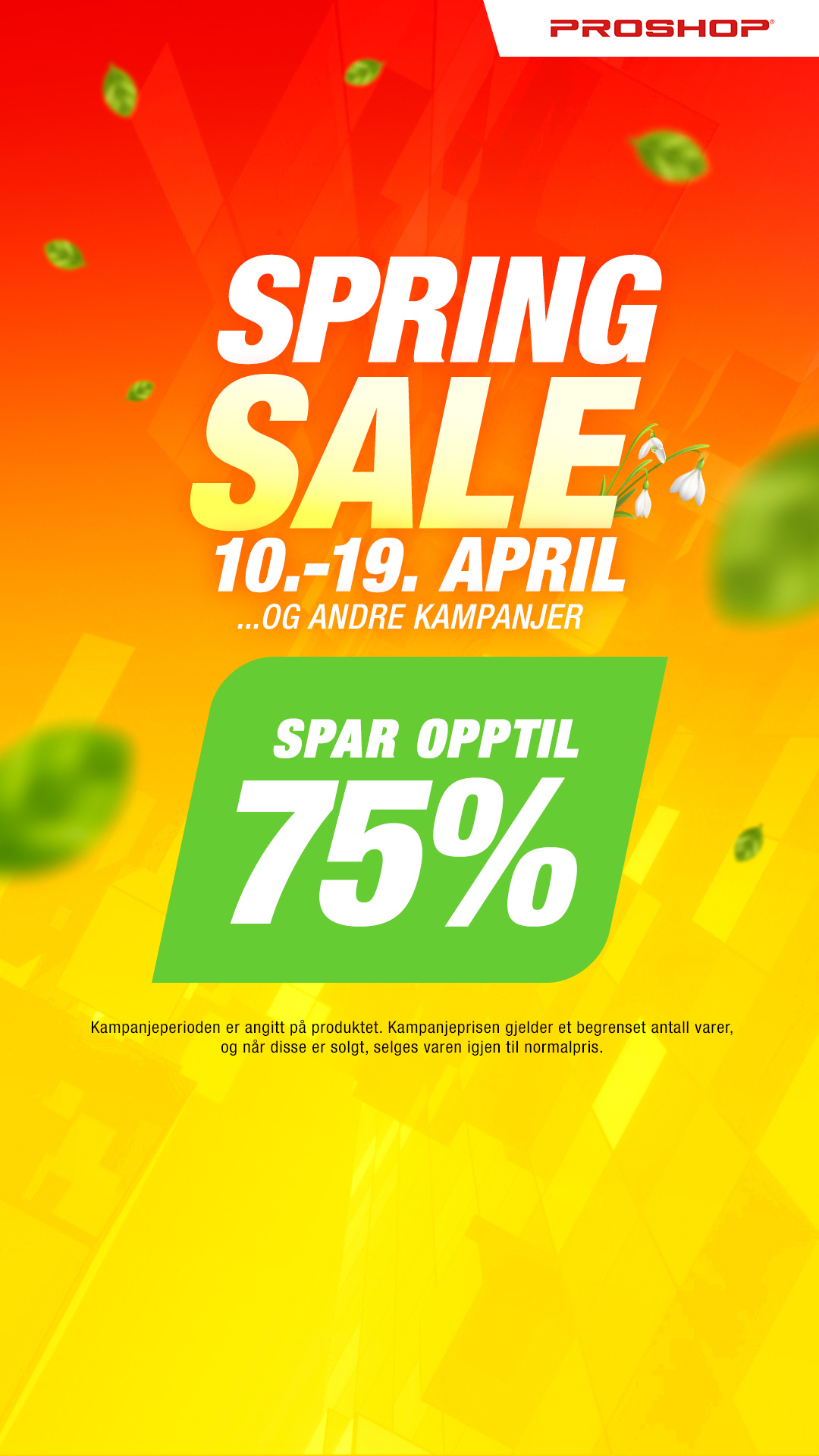Proshop Facebook ad