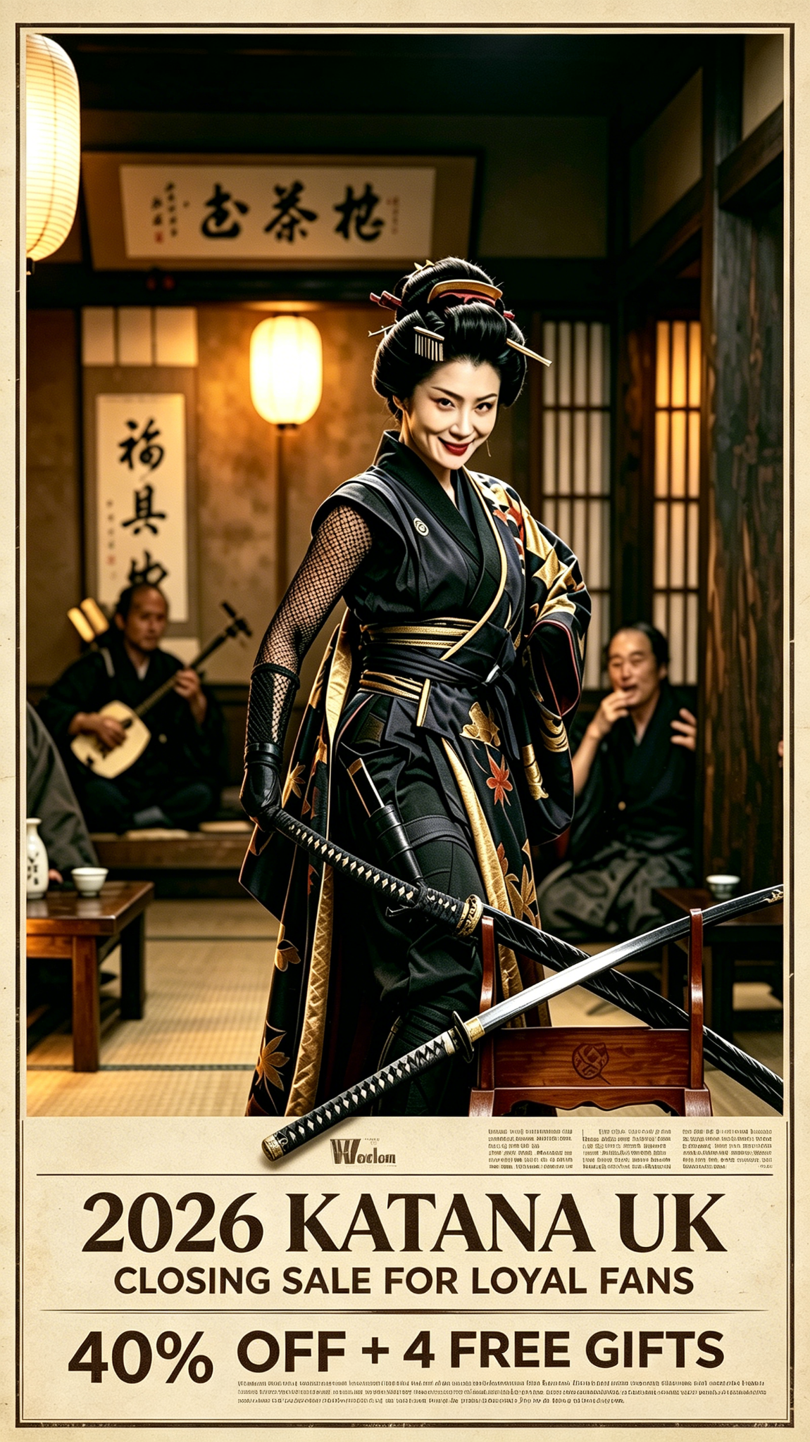 Swordforsale UK Facebook ad: UK’s Trusted Store for Real Katana | Fast Local Delivery