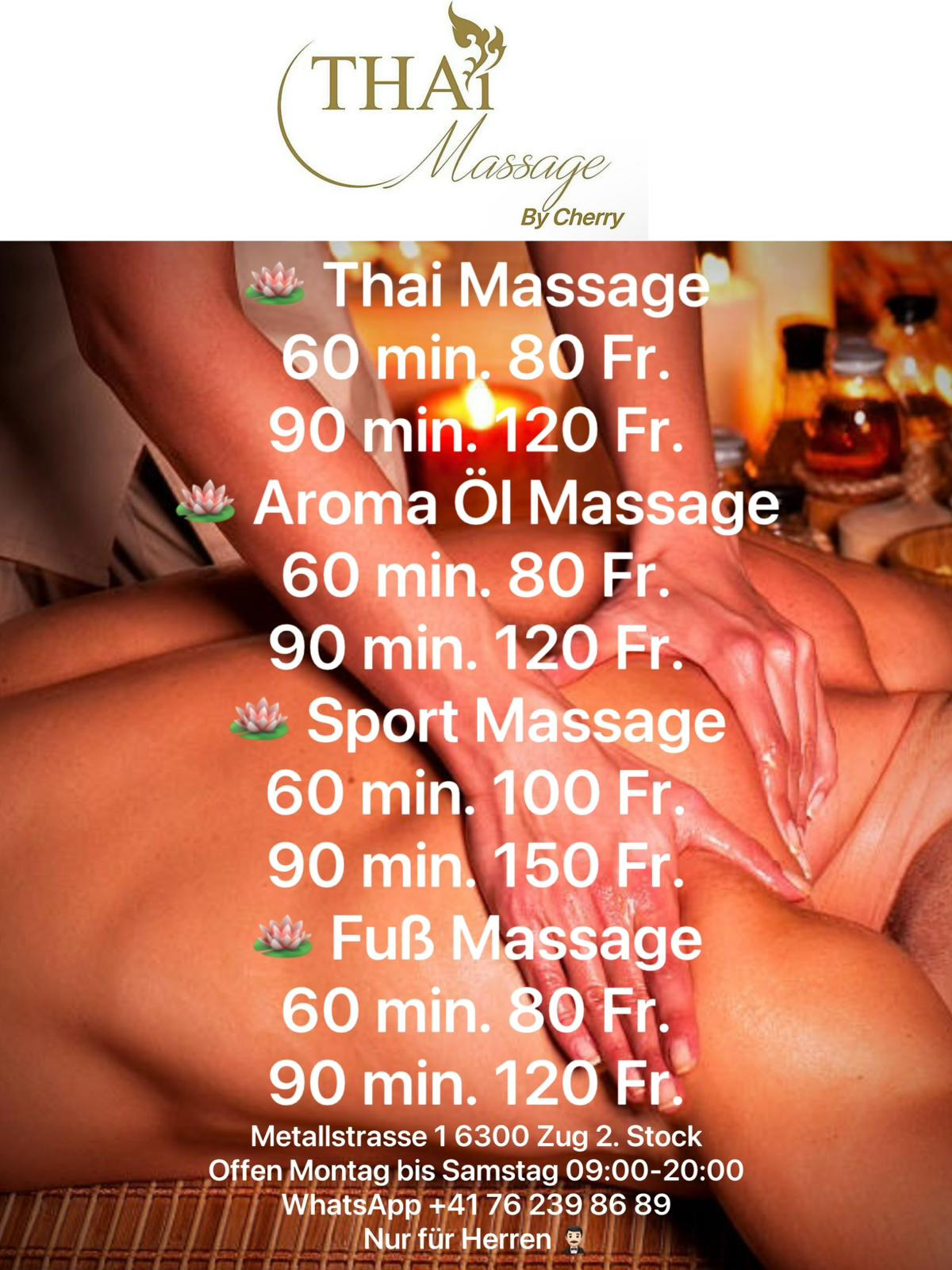 Thai Massage by Cherry Facebook ad from Feb 26, 2026