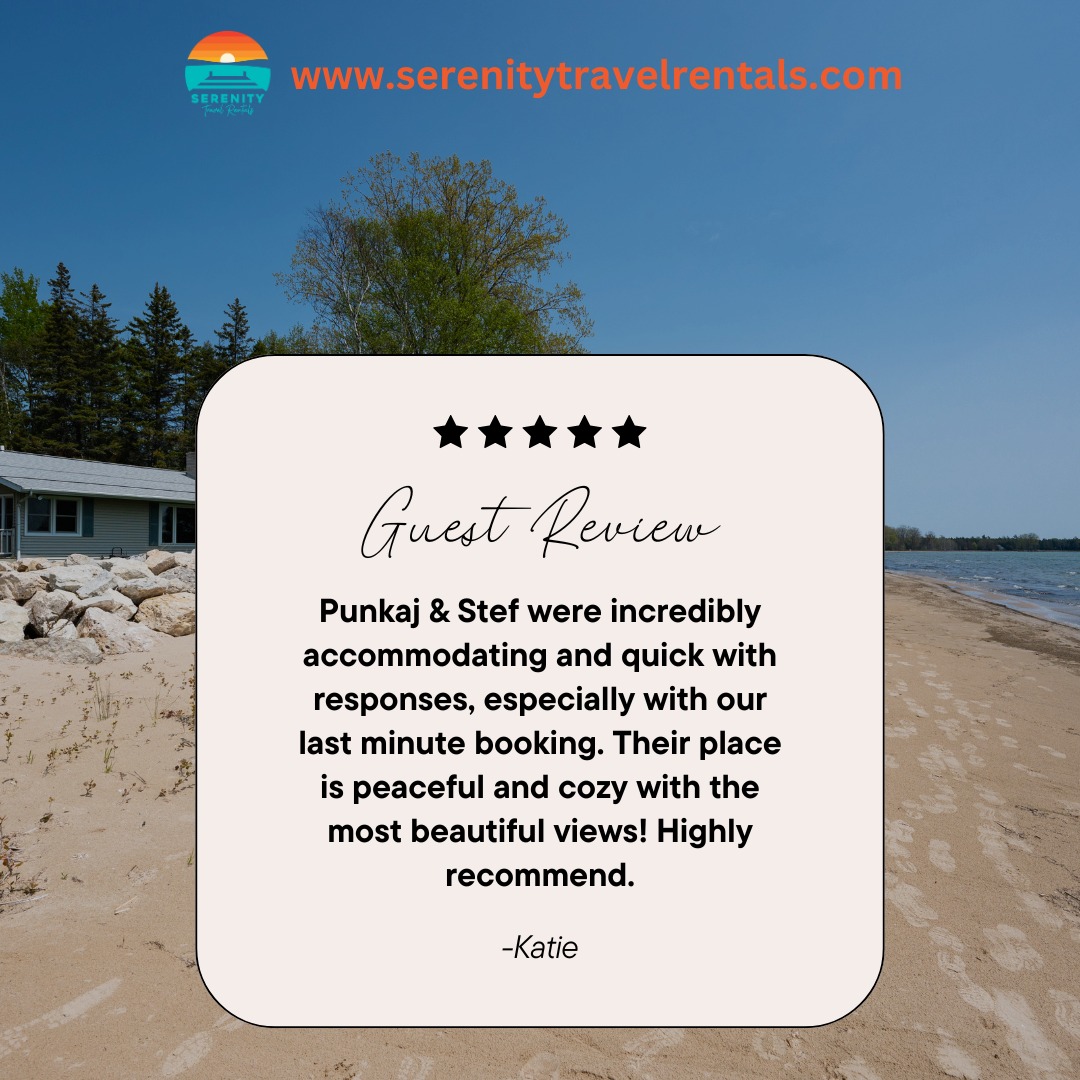 Serenity Travel Rentals Facebook ad: Serenity Travel Rentals Door County, Wi Rental homes in…