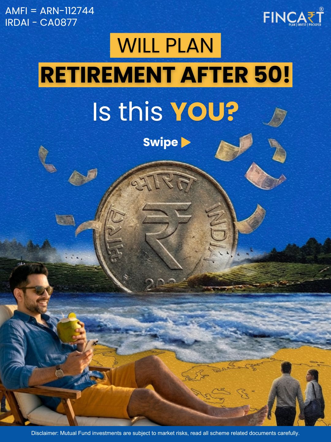 Fincart Finvest Private Limited Facebook ad: One Smart move can change your future.