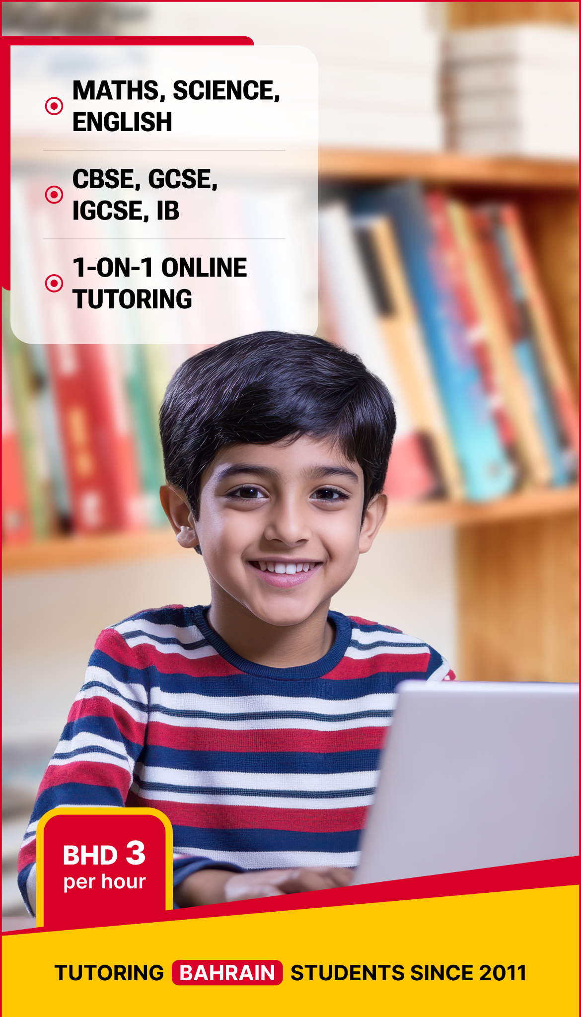 Jaya's Academy Facebook ad