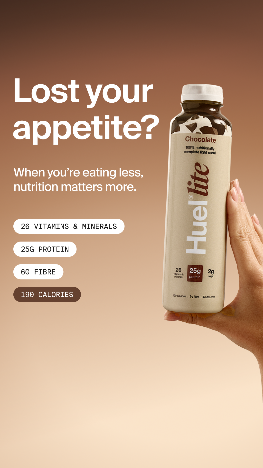 Huel Facebook ad