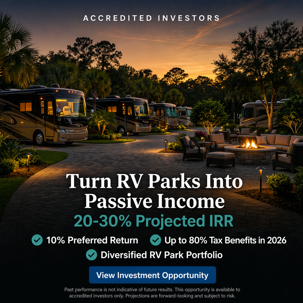 Blue Capital RV Fund Facebook ad