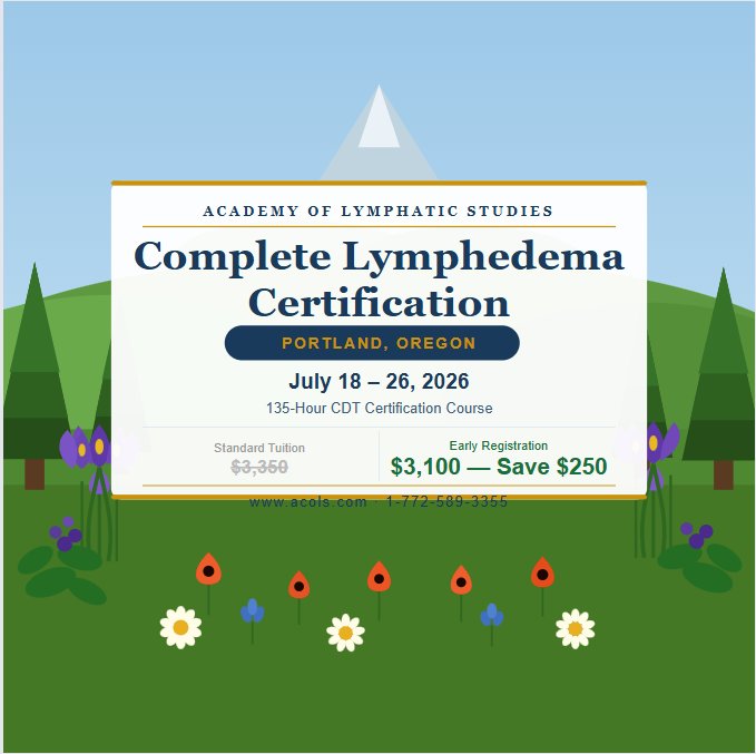 Academy of Lymphatic Studies Facebook ad