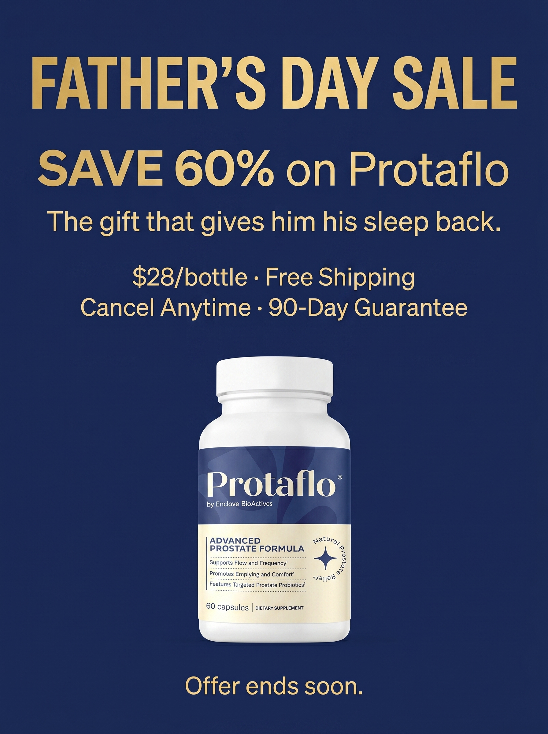 Protaflo Facebook ad