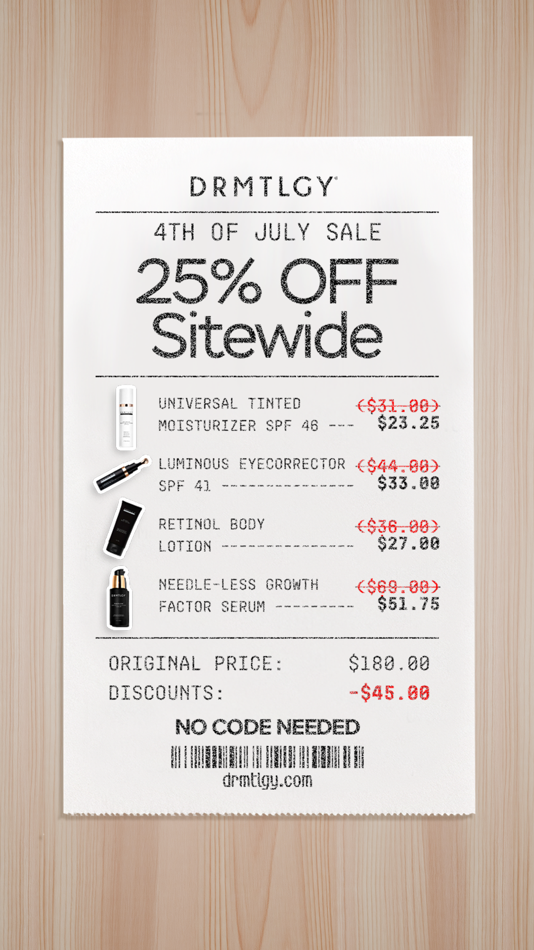 DRMTLGY Facebook ad