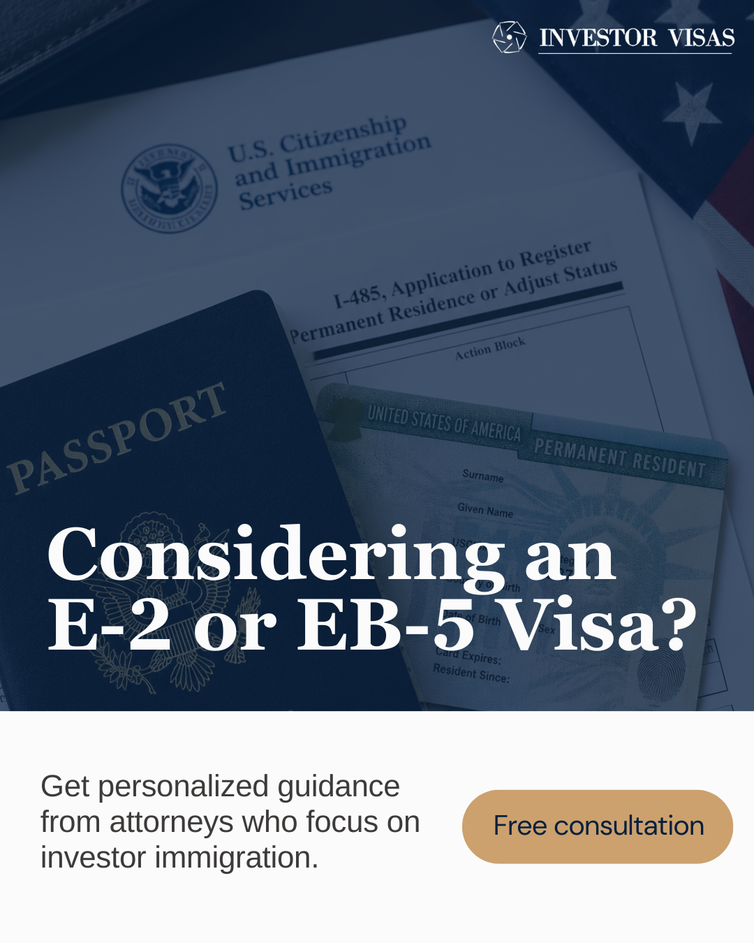 Smart Investor Visas Facebook ad: Free consultation