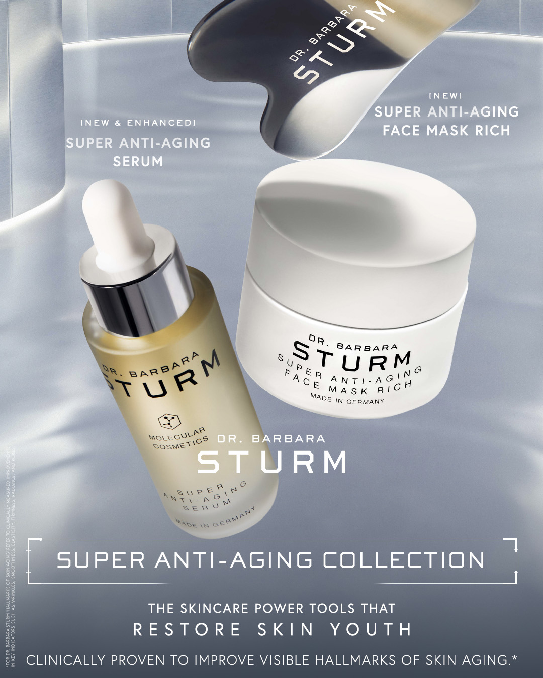 Dr. Barbara Sturm Facebook ad: Dr. Barbara Sturm's Super Anti-Aging Collection