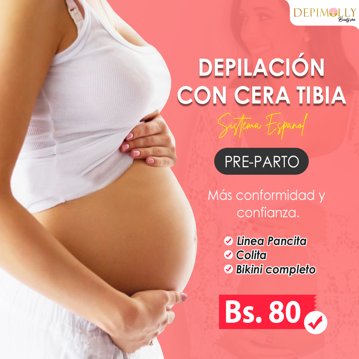 DepiMolly Facebook ad: RESERVA TU CITA AHORA!