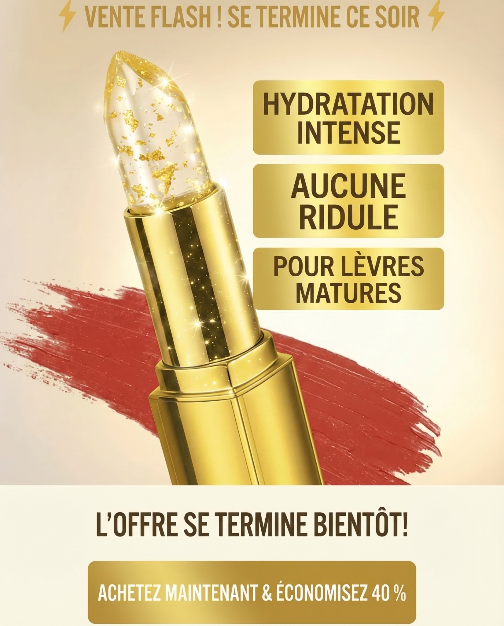 Aenoya Facebook ad: ACHETEZ 1 + 1 GRATUIT