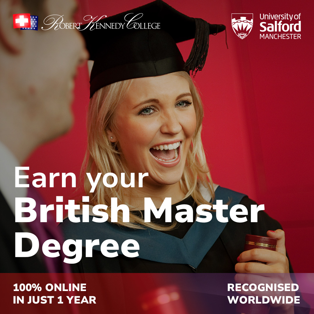 Salford Business School Online MSc and LLM Programmes Facebook ad