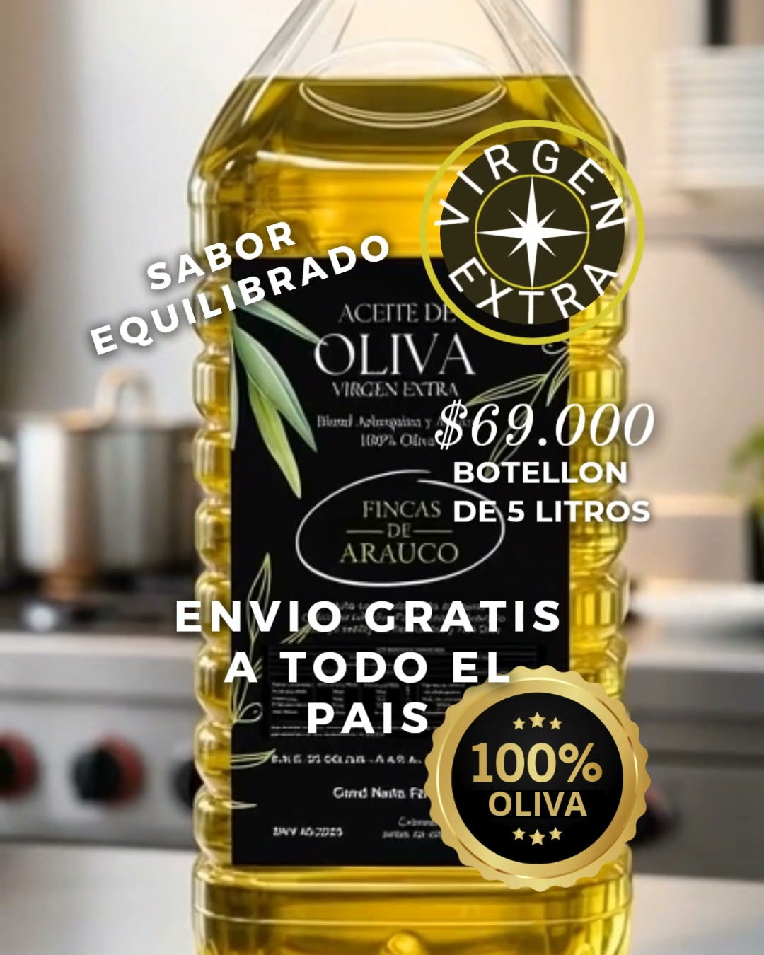 Oliva de Origen Facebook ad: Chatea con nosotros